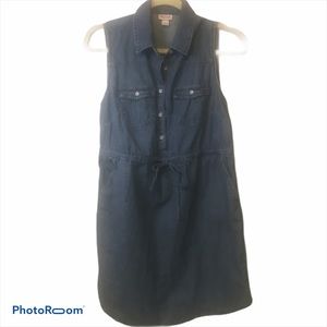 Mossimo Blue Jean Dress Short Sleeve Size Medium
